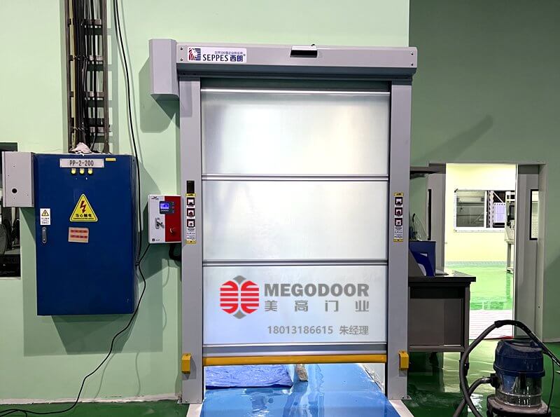 可以透氣防蚊蟲的網(wǎng)格快速門插圖1